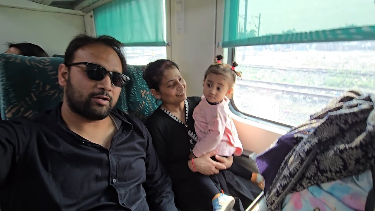 Kuki ka pehla train ka safar 🚈 