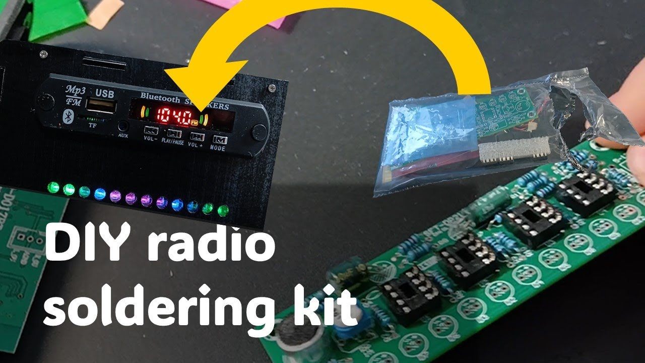 DONGKER FM Radio Soldering DIY Kit - YouTube