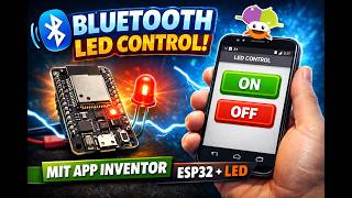 Bluetooth LED Control App | MIT App Inventor + ESP32 Tutorial #esp32 #iotprojects