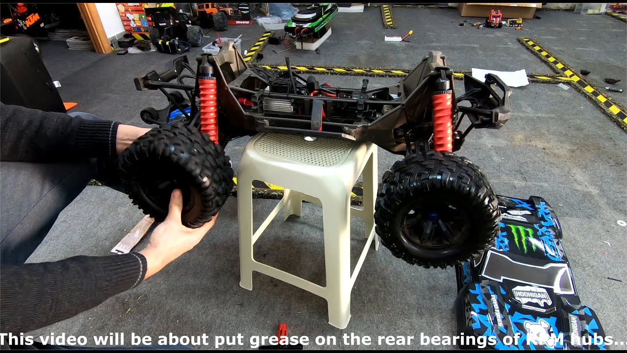RPM rear hub's bearing grease on XMaxx Traxxas YouTube