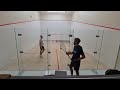 Squash match: Alex vs Matt