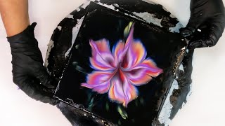 Reverse Flower Dip Using PAPER TOWEL - Creating Beautiful Petals