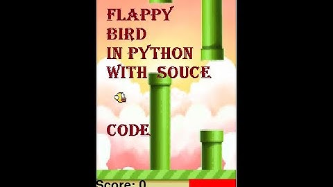 Flappy bird in python #project 5