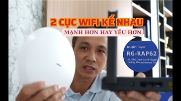 Gắn 2 cục Wi-Fi gần nhau – sóng mạnh hơn hay mạng yếu hơn? | Ruijie RAP62 Wi-Fi 6