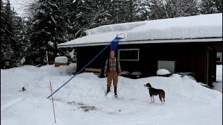 Avalanche Roof Rake Snow Removal Demo