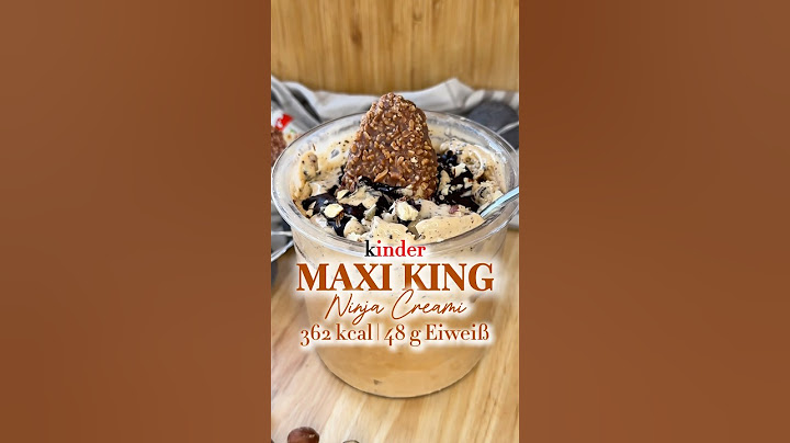 kinder MAXI KING🍦#herbsteis #kalorienarm  #ninjacreami #ninjacreamirezepte #proteineis #amba3