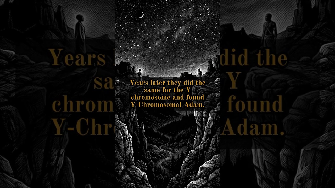 Mitochondrial Eve and Y-Chromosomal Adam never met #shorts