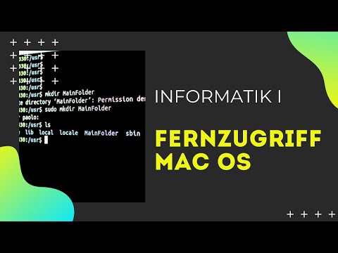 [Info I] Fernzugriff einrichten (macOS)