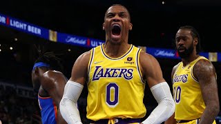 Los Angeles Lakers vs OKC Thunder Full Game Highlights | 2021-22 NBA Season