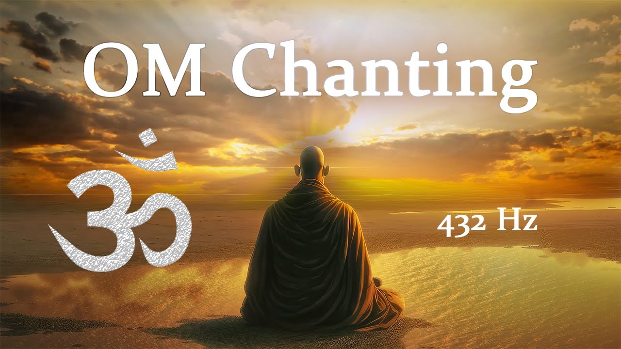 OM Chanting 432 Hz, Wipes out all Negative Energy, Singing Bowls, Meditation Music