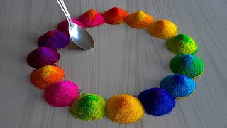 Diwali And Navratri Rangoli Designs Satisfying Video Sand Art Unique Rangoli