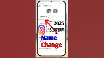 Instagram Name Change Update 2025 | How to Change Instagram Name Step by Step #instagram #trending