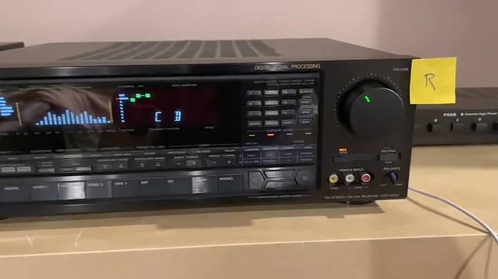Sony STR-D2010 and STR-2020 Side By Side Demo 130WPC