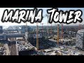 Bernhard Rennhofer - Marina Tower in der Bauphase | Marina Tower Wien