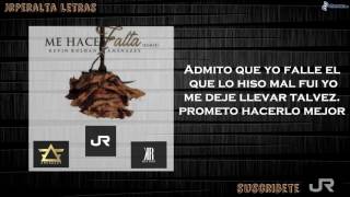 Video voorbeeld van "Me Hace Falta (Remix) - Kevin Roldan Ft El Nene La Amenaza (Letra)"