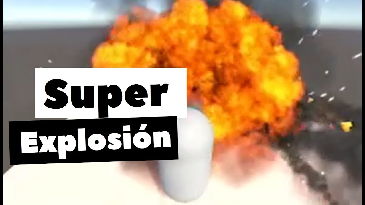 Explosión de partículas en Unity 3d - YouTube