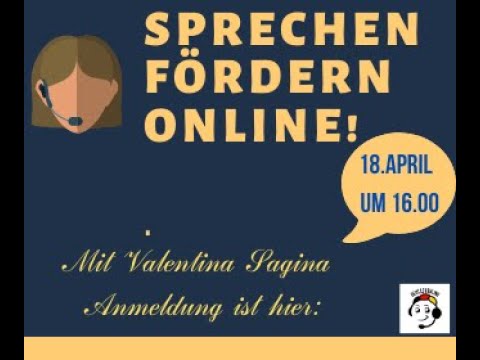 Sprechen online fördern DaF