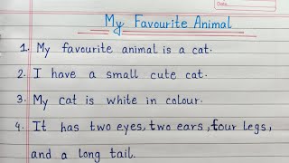 10 Lines Essay On My Favourite Animal | Essay On My Favourite Animal In English