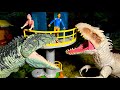 【恐竜】Jurassic World Camp Cretaceous インドミナスレックスに襲われるケンジ、ブルックリン!ギガノトサウルスが登場し大パニック!?