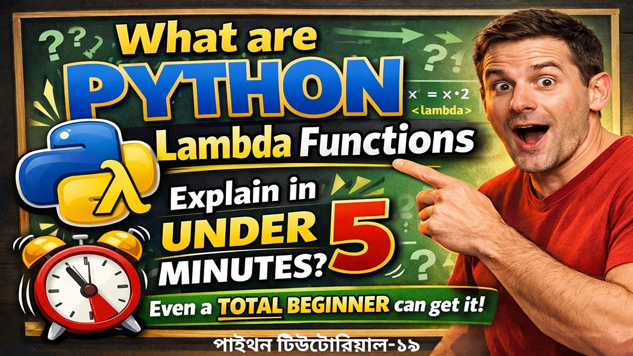 What are PYTHON Lambda Functions - YouTube