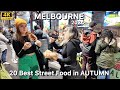 Melbournes autumn night market 2024  queen victoria market  hawker 88