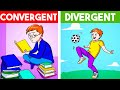 CONVERGENT VS DIVERGENT THINKING | Creative और Effective ideas produce करना सीखें