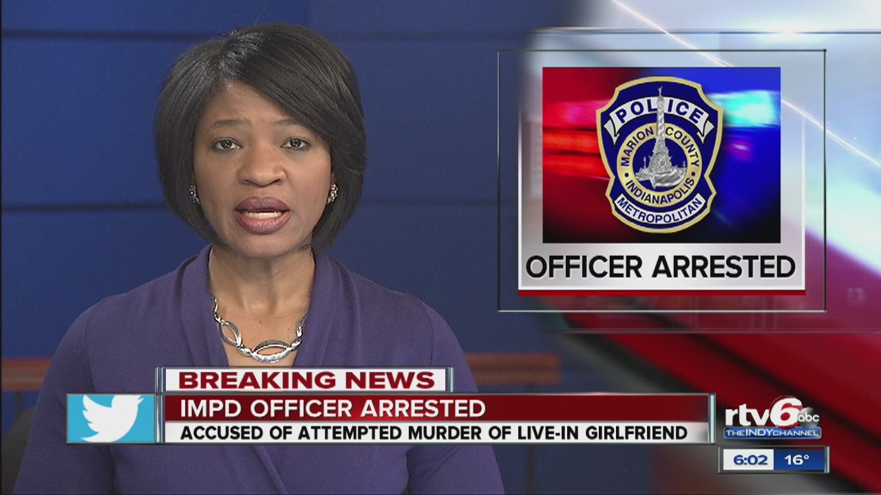 IMPD officer arrested on attempted murder charges - YouTube