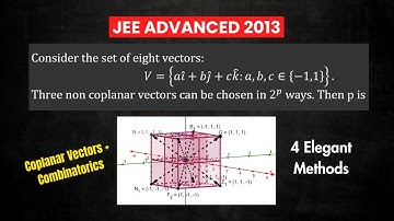 JEE Advanced 2013 Challenging Problem from Vectors