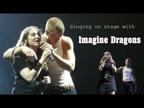 Singing Believer with Dan Reynolds | Imagine Dragons takes fan on stage (Oberhausen)