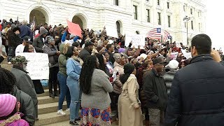 Liberian Groups Rally at the State Capitol