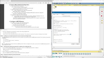 [CISCO] 2.2.3.4 Configuring Initial Switch Settings [How To]