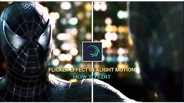 🎬 Crazy Flicker Effect Tutorial | Alight Motion