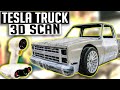 3D Scanning the Twin Tesla Swapped Squarebody - Electric C10 Ep. 9