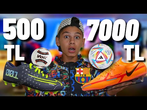 UCUZ ORTA PAHALI FUTBOL MALZEMELERİ (7000TL VS 500TL)