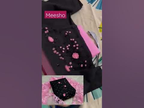 unstitched suits meesho