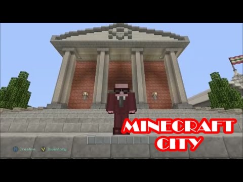 Minecraft Xbox City Courthouse 5 Youtube - roblox courthouse