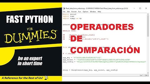 PYTHON RÁPIDO PARA PRINCIPIANTES-OPERADORES DE COMPARACIÓN-BÁSICO FUNDAMENTAL INICIO