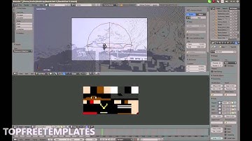 FREE BLENDER Intro Template   3D Animated Minecraft Blender Intro #313 +Tutorial1