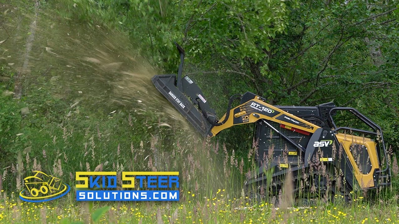 CID Forestry Disc Mulcher Skid Steer Solutions YouTube