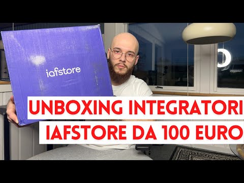 Unboxing di integratori Iafstore da 100 euro