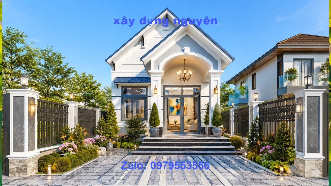 Mẫu Nhà Cấp 4 Mái Thái Diện Tích 6x20m Thiết Kế 3 Phòng Ngủ #nhacap4 #maithai
