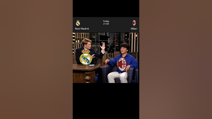 UCL 24/25 Matchday Real Madrid vs AC Milan 1-3 Funny Jackie Chan late night show scoreboard edit