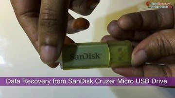 Pen Drive Recovery: How to recover lost data from SanDisk Cruzer Micro USB drive recovery