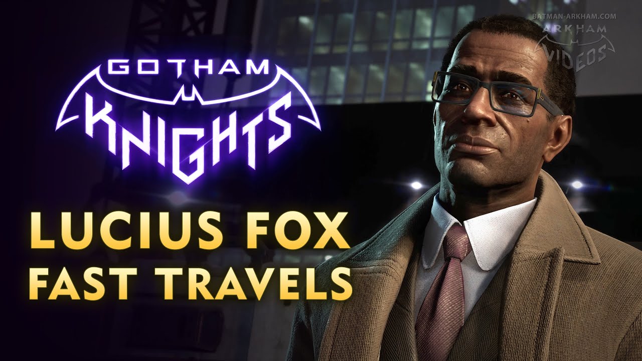 Gotham Knights - All Fast Travels [Lucius Fox Side Activity] - YouTube