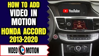 Honda Accord HDMI Port, 2013-2019 Honda Accord Video Interface, Honda Accord Smartphone Mirroring