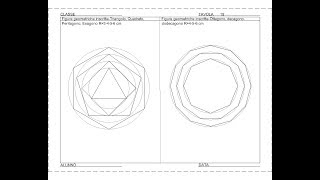 I - Tav 19 - Figure geometriche inscritte in più circonferenze