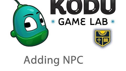 Adding an NPC to your KODU world
