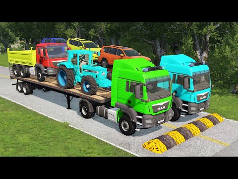 BeamNG.drive Flatbed Truck Challenges Deliver Chaotic Driving and Comedic Reactions