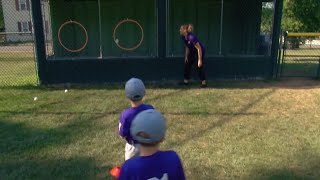 Easy Throwing Drill For Tee Ball | Little League