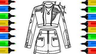 Coloring Huntrix Rumi Kpop Demon Hunters Coloring Pages